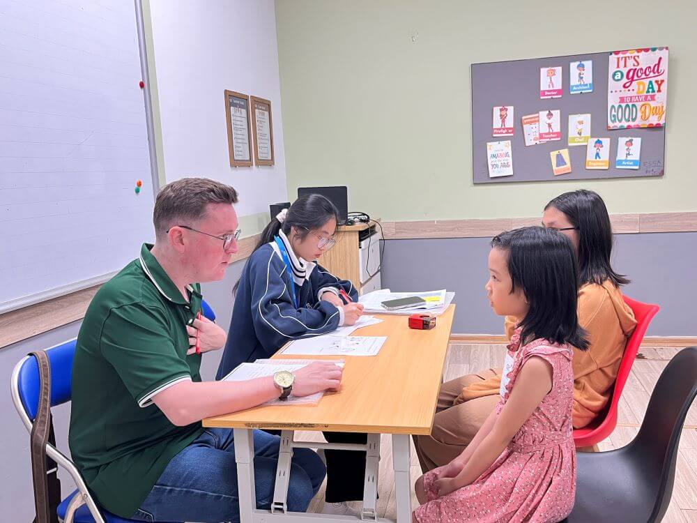 speaking với giáo viên